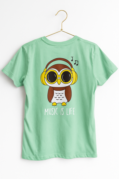 Women’s Cotton Cartoon Printed T-Shirt