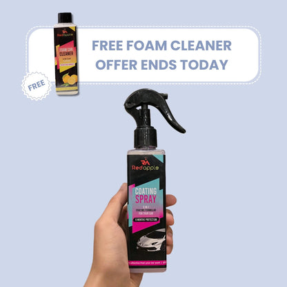 Coating Spray and Foam Car Cleaner 200ml (Combo)