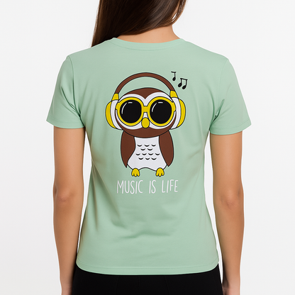 Women’s Cotton Cartoon Printed T-Shirt