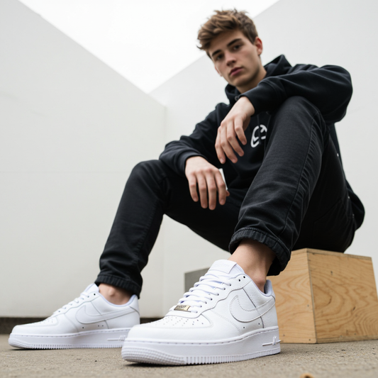 Men White Solid Casual Sneakers